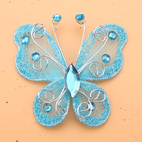 3 Christmas+Butterfly+Ornaments+Clothing+Decoration