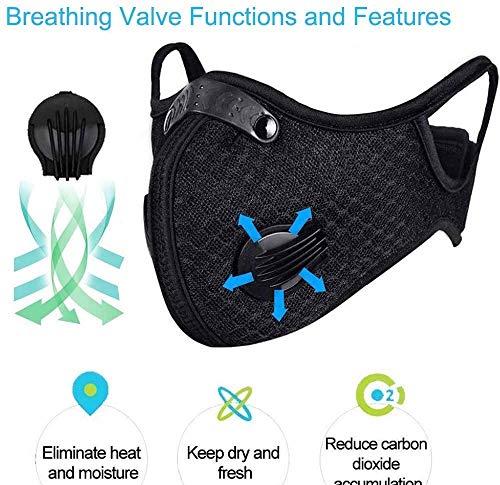PIPITREE-1-Pc-Anti-Dust-Reusable-Half-Face-Mask-Men-Motorcycle-Mask-Outdoor-Cycling-Sports-Activated-Carbon-Filter-Mask-Orange