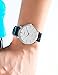 SINOBI White Big Dial Men's Lady Women Unisex Leather Quartz Sport Wrist Watch Gift SNB011