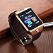 Aipker Smart Watches with SIM Card Slot Bluetooth Notification (DZ09 Gold)