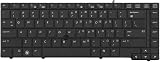 Shiwaki Keyboard Replacement for HP Elitebook 8440P 8440W Laptop US Black view 1