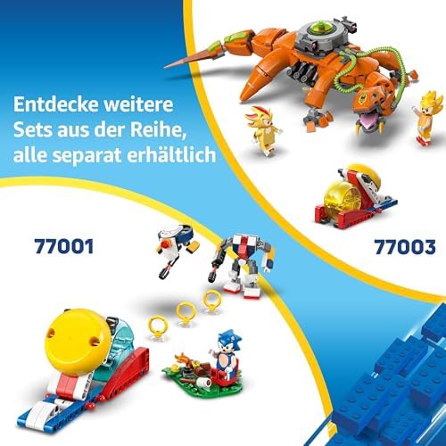 Sonic the Hedgehog Cyclone vs. Metal Sonic - Spielzeug Mechs zum Sammeln mit 2 Videospiel Minifiguren - Geschenkidee für Jungen und Mädchen ab 8 Jahren & Teenager Gaming Fans 77002