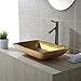 Kraus FVS-1002SN Sheven Single Lever Vessel Bathroom Faucet Satin Nickel
