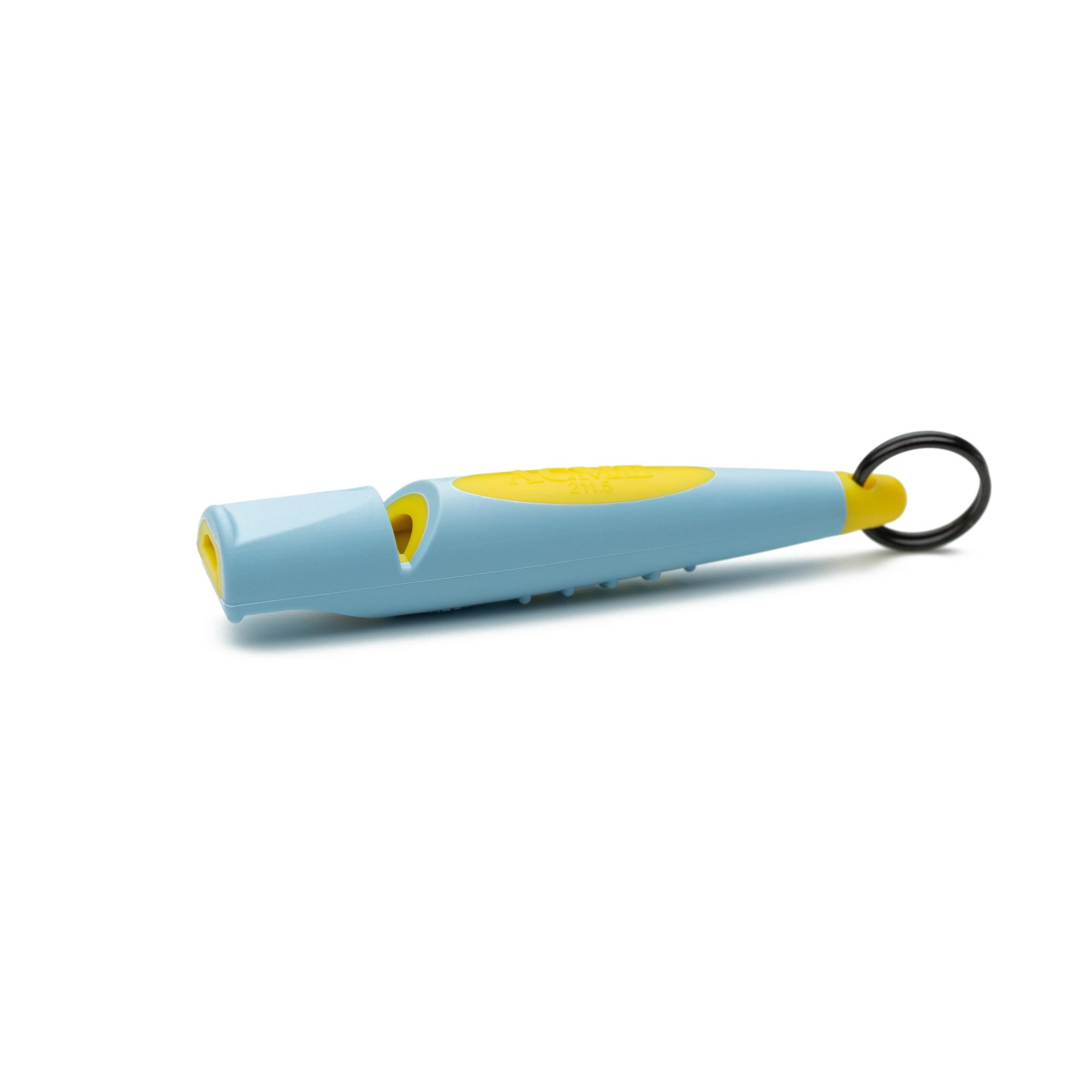 ACME - 211.5 Alpha Dog Whistle - Baby Blue/Yellow - Patented Sound Chambers with Controlled Sound Performance, Comfort Grip Design - Dog Accessories, Training & Behaviour Aids for Dogs