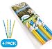 4 Big Bubble Wands: Making Giant Bubbles. Great Birthday Activity and Party Favor. Giant Bubble Solution Not Included.