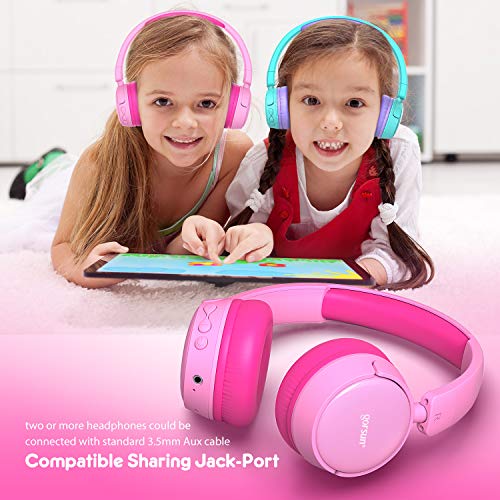 gorsun Kids Bluetooth Headphones with MIC, Children's Wireless