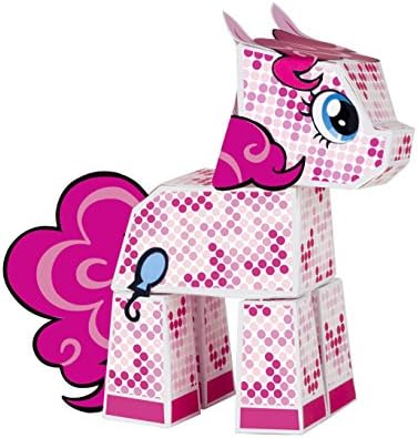 My Little Pony Fold Your Own Paper Pinkie Pie, Paper Punk My Little Pony Paper Building Blocks, Pinkie Pie
