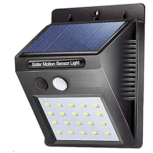 ASGTRADE 20 LED Bright Outdoor Solar Lights with Motion Sensor Solar Powered Wireless Waterproof Night Spotlight for Outdoor/Garden Wall, Solar Lights for Home
