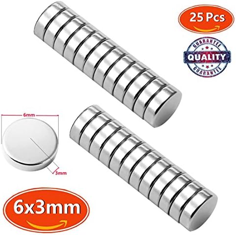 Premium Pack 25 Brushed Nickel Magnetic Push Pins, Bonus Magnet - Fridge Magnets, Office Magnets, Dry Erase Board Magnets, Refrigerator Magnets, Whiteboard, Map, Magnetic Pins, Pawn Style