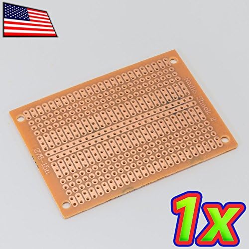 UPGRADE INDUSTRIES [1x] 5 x 7cm DIY PCB Prototype Circuit Solder Bus BREADBOARD Discrete DIP by UPGRADE INDUSTRIES