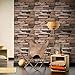 Timeet Stone Peel and Stick Wallpaper,Self-Adhesive Wallpaper 3D Stone Textured Removable Wallpaper Décor Film for Room 17.7in x 16.4ft