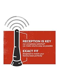 La Stubby Jr Antena para Buick Encore 2014 2017