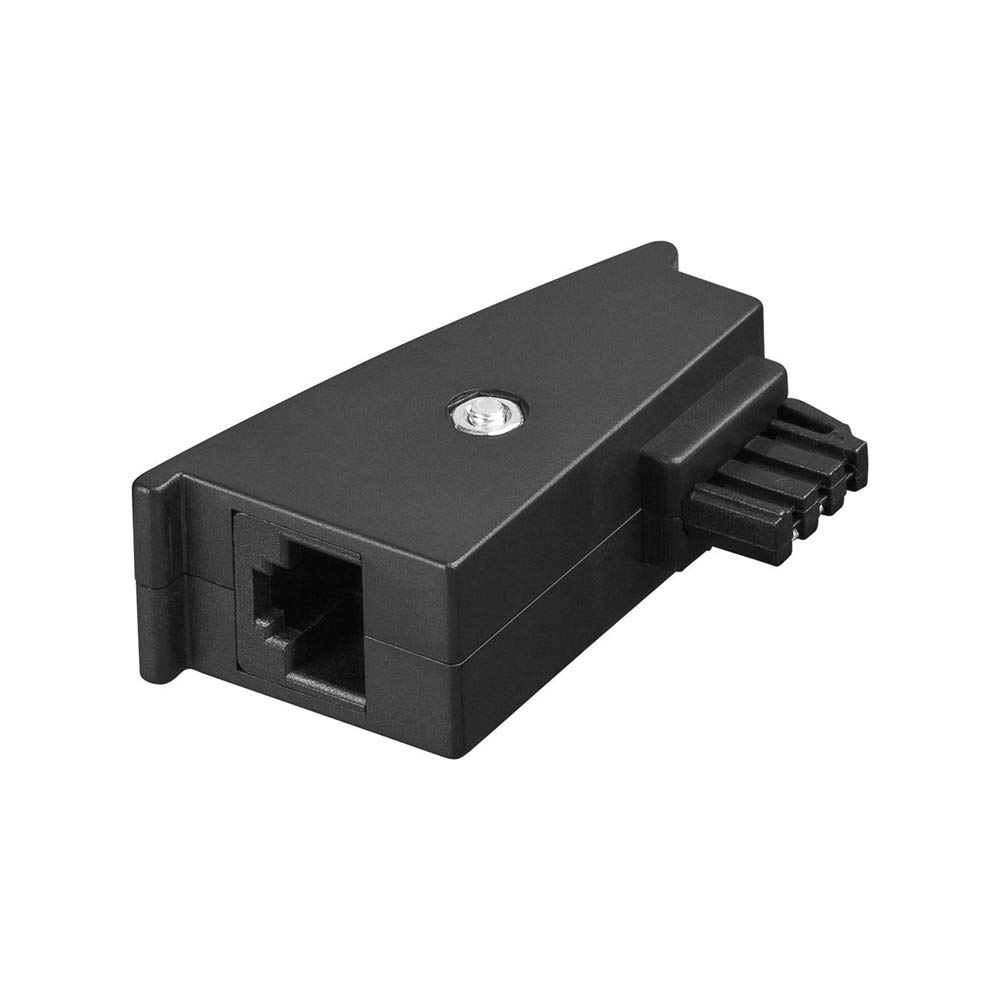 Goobay 95139 TAE Adapter, Black, 1 pc. in Polybag