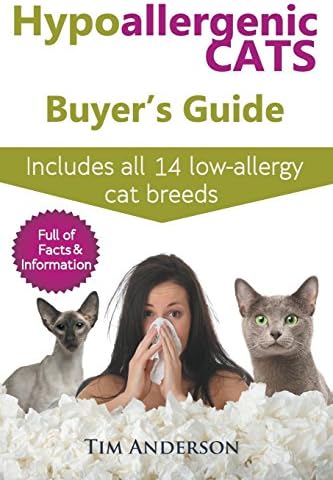 Hypoallergenic Cats Buyer's Guide. Includes all 14 low-allergy cat breeds. Full of facts & information for people with cat allergies.