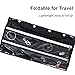 Hanging Jewelry Organizer, McoMce Double Sided 56 Pockets Jewelry Organizer with Zippered Pockets, Necklace Holder Jewelry Chain Organizer for Earrings Necklace Bracelet Ring with Hanger, Blac