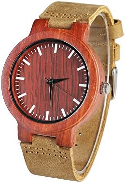 Valentines Gift Retro Bamboo Wooden Watches for Women Men Unisex Quartz
