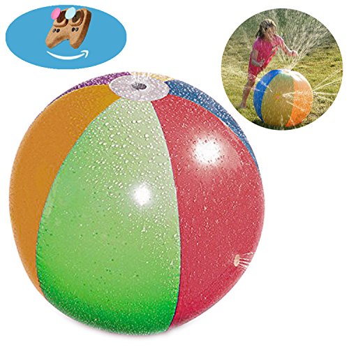 Buy 29 Inch Inflatable Beach Ball Sprinkler Water Ball Outdoor Swimming