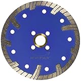 Samurai 5TBBlue0050 5-Inch Continuous Rim Diamond Saw Blade for Cutting Granite
