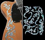 Inlay Sticker Decals for Guitar Bass - Bob Weir's Cowboy Fancy -Mix