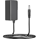 Omilik UL 6FT 12V AC DC Adapter Power Cord Compatible with Audio-Technica AT-LP120XUSB-BK AT-LP60X Direct-Drive Turntable,Sony PS-LX310BT Belt Drive Turntable Charger Power Supply