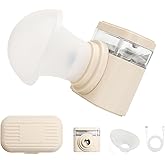 JEPIU Portable Heated Eye Steamer for Dry Eyes - 3 Heat Settings, Warm Moist Heat Therapy to Restore Natural Tears, Dry Eye Relief Sprayer (Beige)