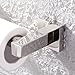 KES SUS 304 Stainless Steel Pivot Toilet Paper Holder Storage Rustproof Bathroom Paper Towel Dispenser Tissue Roll Hanger Contemporary Square Style Wall Mount, Polished Finish, A2275
