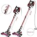 Vacuum Cleaner, Super Suction Pet Hair Eraser, 4 in 1 Bagless Upright Corded Stick Vacuum,Easy Empty Dirt Bin,Noise Free, Lightweight& Versatile Handheld Vacuum with LED Multiple Brush