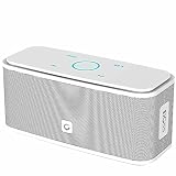 DOSS SoundBox Bluetooth Speaker, Portable Wireless Bluetooth 4.0 Touch Speakers with 12W HD Sound and Bold Bass, Handsfree, 12H Playtime for Phone, Tablet, TV, Gift Ideas[White]