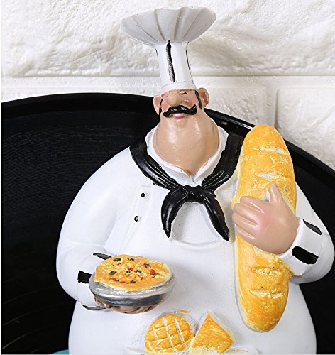 Kiaotime 150584qt Set Of 2 Italian Chef Figurines Kitchen Import