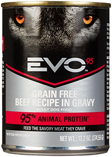 EVO 95% Beef Canned Dog Food - 12x13.2 oz