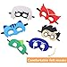 Cartoon Heros Felt Masks 12 pcs Party Supplies Cosplay Character Mask Party Favors for Kids Boys or Girls