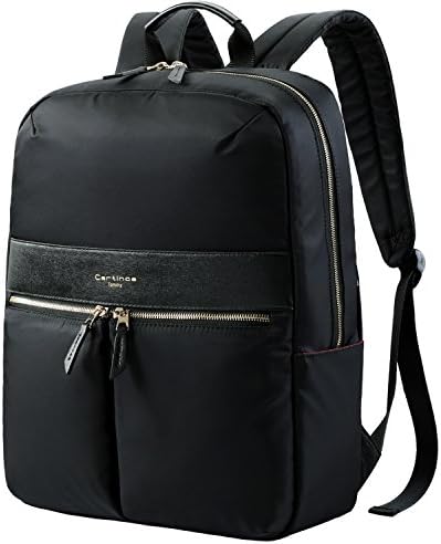 Laptop Backpack, Anti-Theft Backpack Waterproof Laptop Bag, RFID Blocking Design Lightweight Backpack Business Travel Backpack College Daypack School Bookbag for Teenage Men Women 15.6 inch - Black