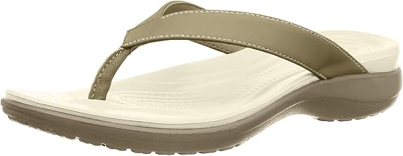 crocs women's capri v glitter flip