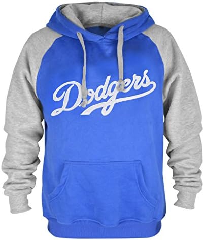 Mens Dodgers Athletic Jersey Hoodie - Blue XL