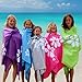 Tuvizo Beach Towel - Microfiber Quick Dry Sand Free Oversized Towels with Travel Bag 71 x 31” (Fuschia)