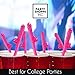 Bachelorette Straws Fun Party Favors Decoration, Funny Willy for Birthday Party, 7 Inch Long Girls Drinking Favors, Best party supplies - 50 pack + confetti Party Shoppe
