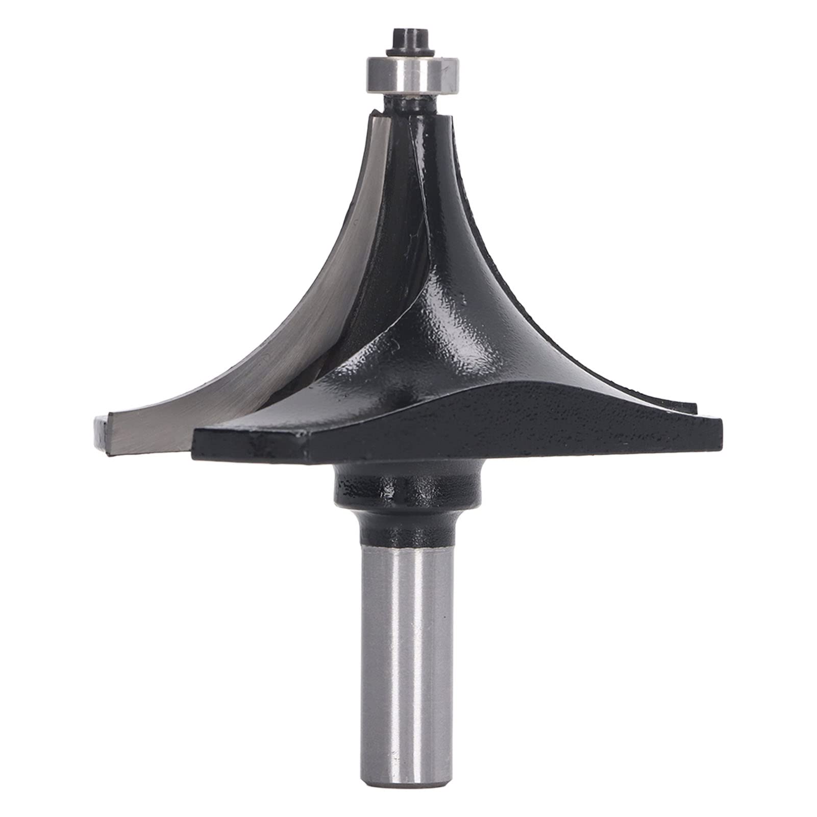 Roundover Router Bit, Round over Router Bit Tool Wide Application Tungsten Carbide Easy Installation 1/2in Shank Anti Kickback for Wood