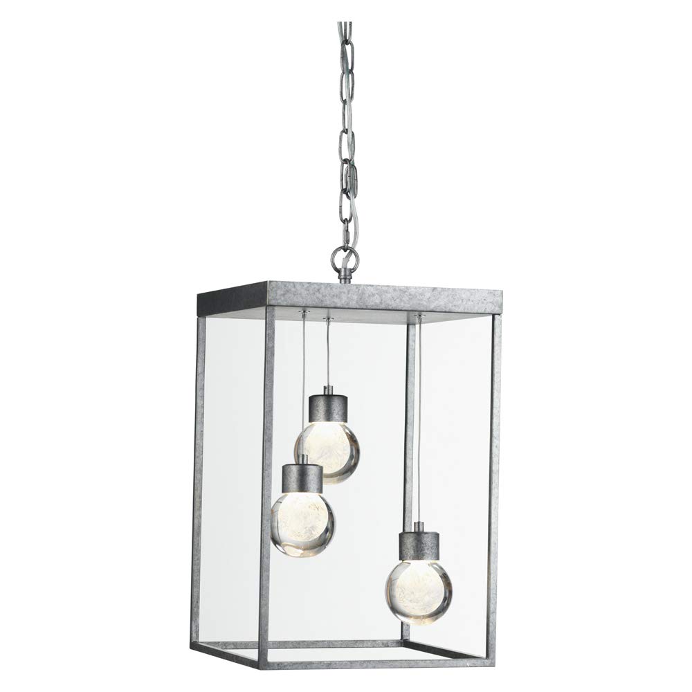 Oaks Lighting Samos, Matt Antique Silver