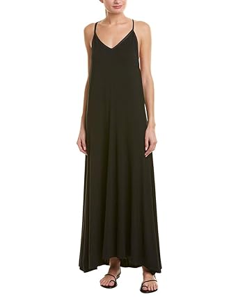 black maxi sundress
