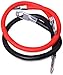 Cartman 4AWG 18-Inch Battery Inverter Cables Set, 4Gauge x 18" (1 Black & 1 Red) primary
