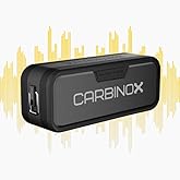 CARBINOX Portable Bluetooth Speaker with IPX7 Waterproof, Type-C Fast Charging, 3D Surround Sound, 18m Range, Black