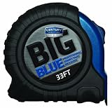 Century Drill & Tool 72833 Big Blue Tape Measure, 33-foot