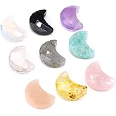 Zotoone Natural Stone Pendant Section Moon Citrine Rose Quartz Amethyst Healing Crystals Stone Charms For Jewelry Making DIY Necklaces