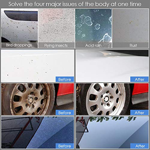 upra Auto Magic Clay Bar Car Detailing Clay, Auto detailing clay Kit,with Washing and Adsorption Capacity for Car, Glass, Vehicles Cleaning,Extra Large Size Car Wash Mitt and Super Soft Towel Included