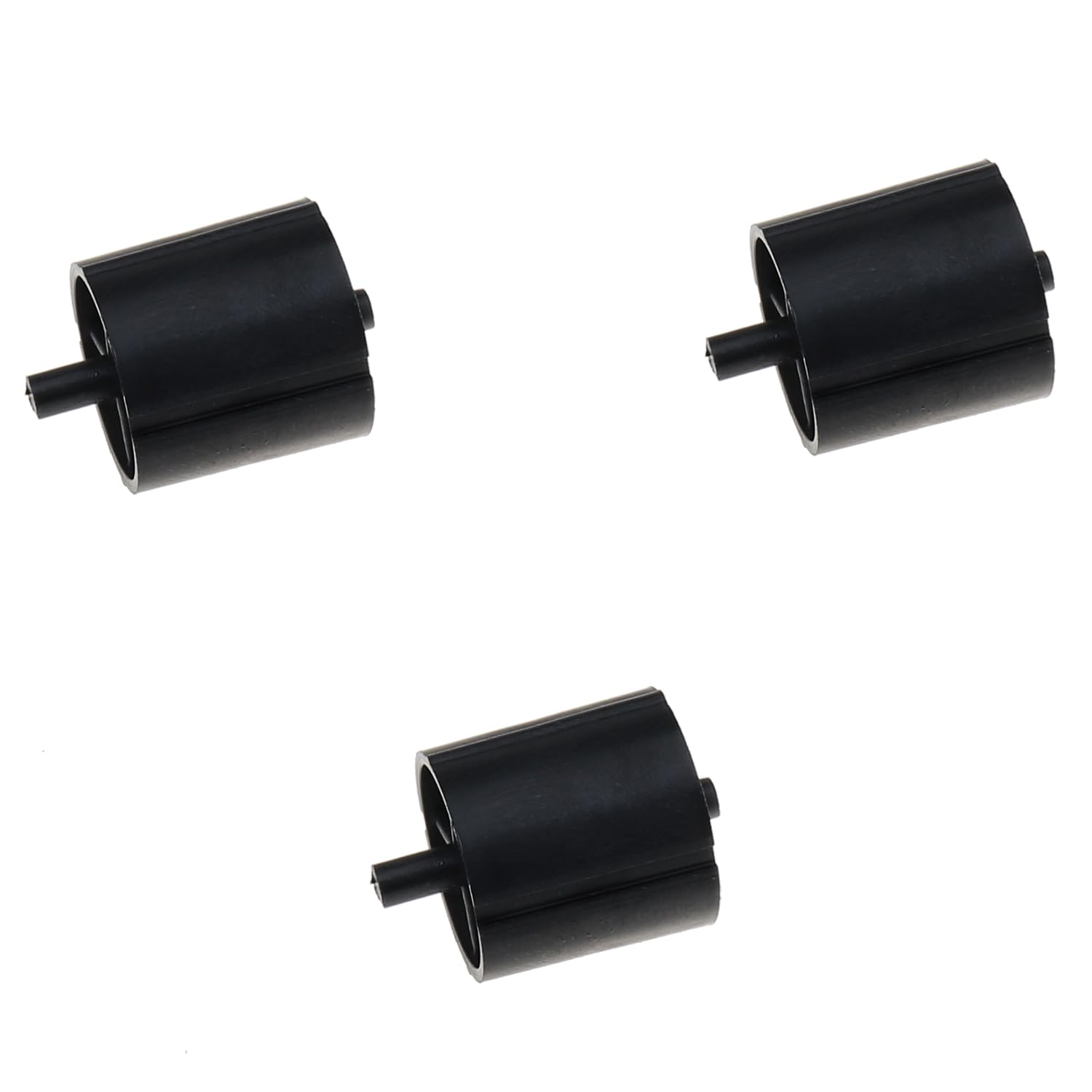Photo 1 of DGZZI 3PCS Black Desktop Heavy Duty Premium Plastic Tape Dispensers 1 Inch Core Replacement Tape Holder Accessories