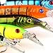 Lot 5 pcs Crankbait Crankbait Fishing Baits Lures Minnow Hooks 9.6g 10.5cm / 4.13