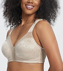 Lemorosy Women's Plus Size Full Coverage Unpadded