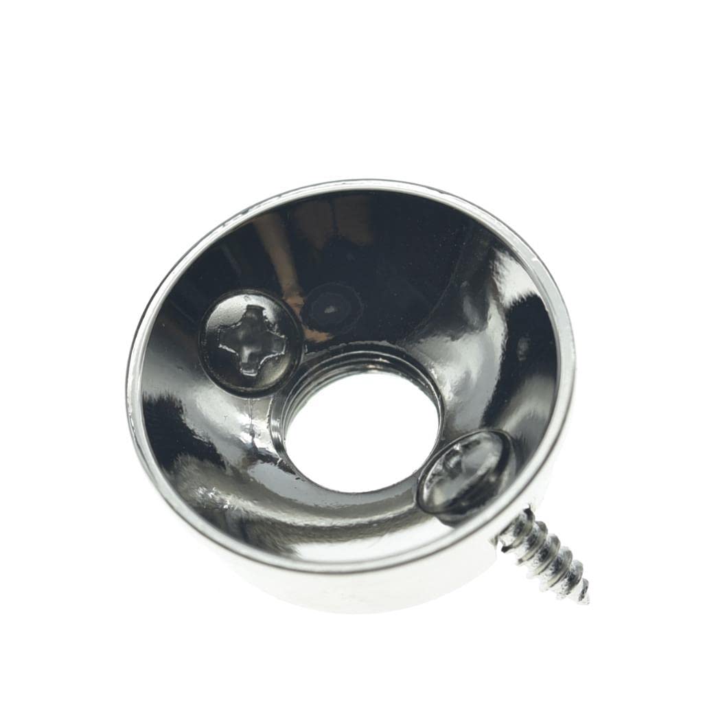 KAISH Nickel Brass Metric Electric Guitar Jackplate Electrosocket Jack Plate for FD Import Style Tele/Telecaster — image 1