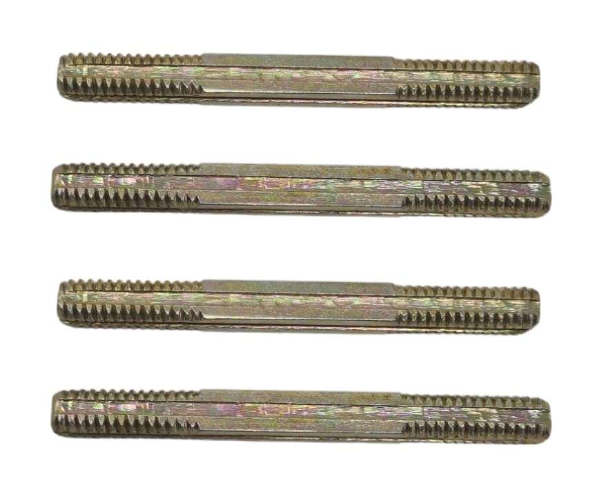 fiXte Replacement Spare Door Handle Threaded Spindle Bar 7mm x 79mm Pack (4)