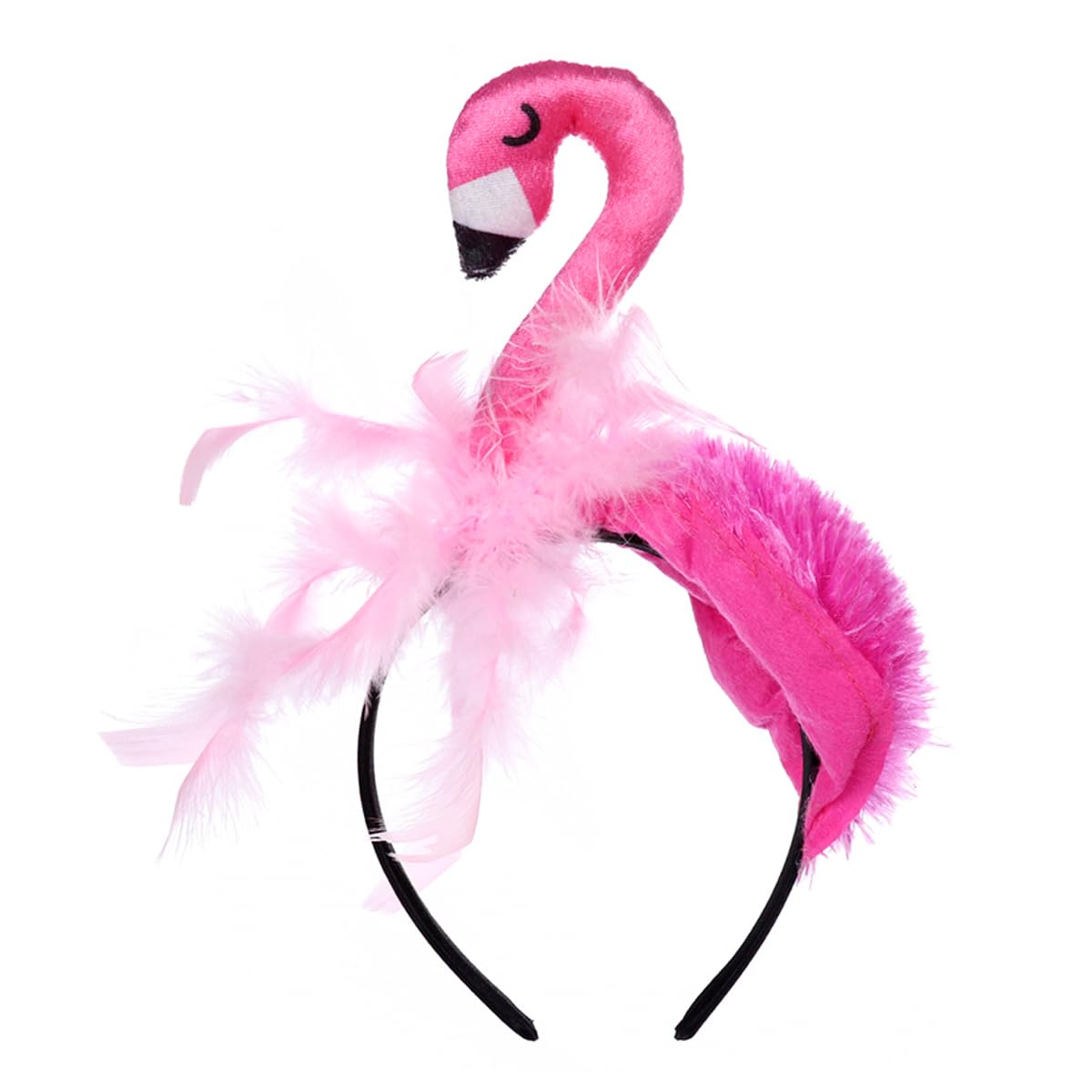 Laroal Flamingo Decoration Headband Flamingo Accessory Flamingo Headband Hair Band Flamingo Costume For Festival